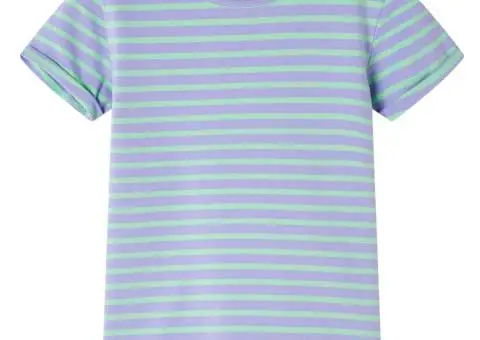 Tricou pentru copii, verde mentă aprins, 104 - 1/5