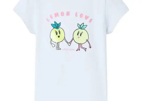 Tricou pentru copii, albastru deschis, 140 - 1/5