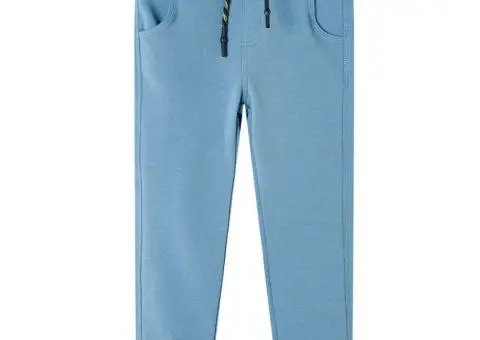 Pantaloni de trening pentru copii, albastru, 128 - 1/5