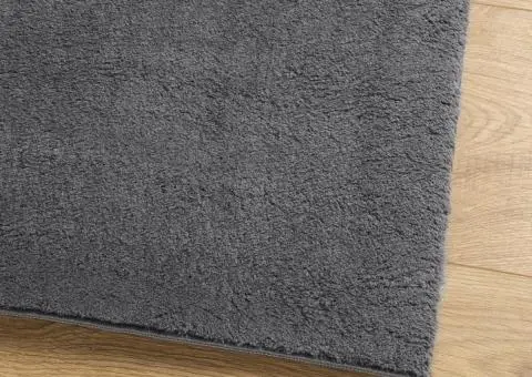 Covor HUARTE, fir scurt, moale și lavabil, antracit, 240x340 cm - 4/5