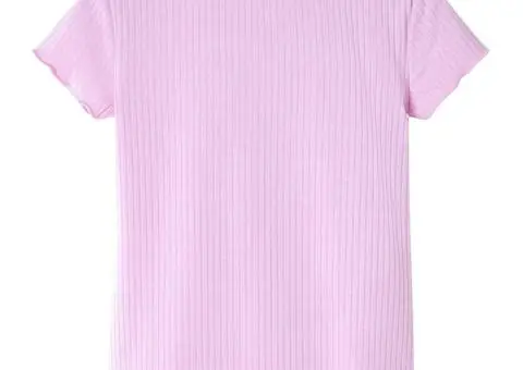 Tricou pentru copii, roz deschis, 128 - 1/5