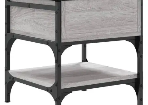 Bancă de pantofi, gri sonoma, 42x42x45 cm, lemn prelucrat - 2/5