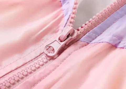 Jachetă pentru copii cu glugă și fermoar, multicolor, 116 - 4/5