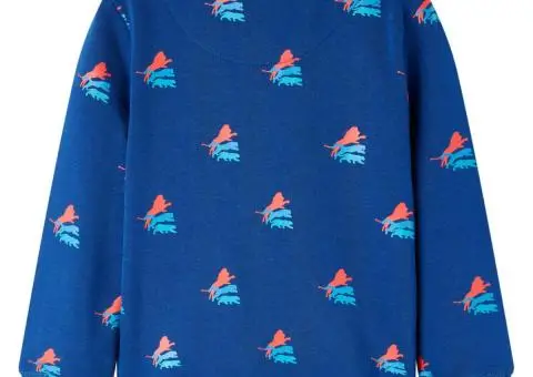 Bluzon pentru copii, albastru închis, 116 - 2/5