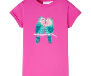 Tricou pentru copii, roz închis, 104