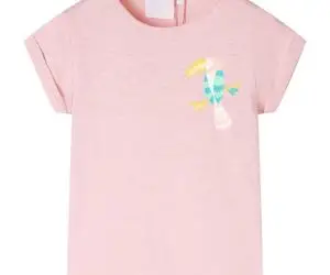 Tricou pentru copii, roz deschis, 104
