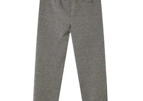 Pantaloni pentru copii, ecru, 140 - 2/5