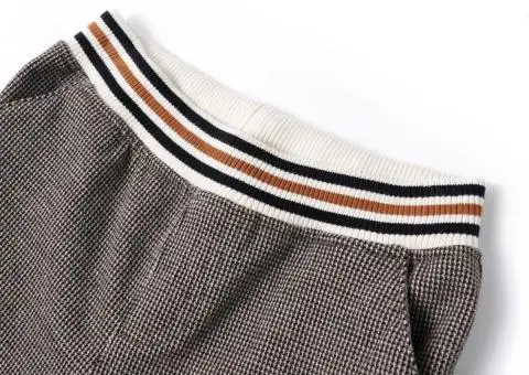 Pantaloni pentru copii, ecru, 140 - 3/5