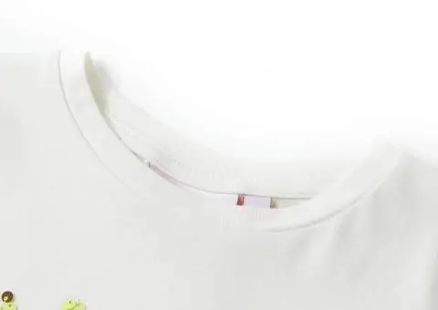 Tricou pentru copii, ecru, 140 - 3/5