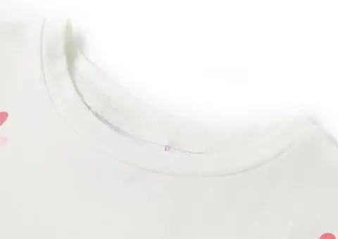 Tricou pentru copii, ecru, 128 - 3/5