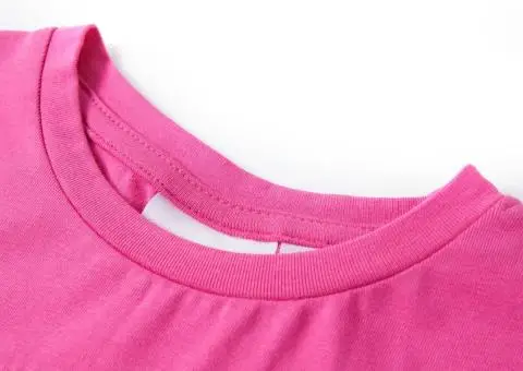 Tricou pentru copii, roz închis, 128 - 3/5