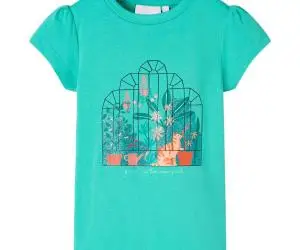 Tricou pentru copii, verde mentă, 140