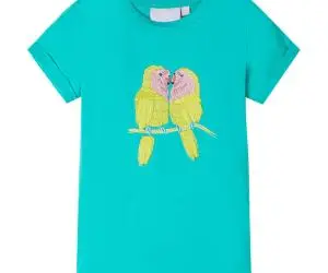 Tricou pentru copii, verde mentă, 140