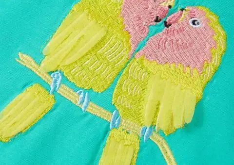 Tricou pentru copii, verde mentă, 140 - 4/5