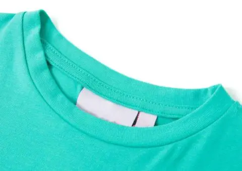 Tricou pentru copii, verde mentă, 116 - 3/5