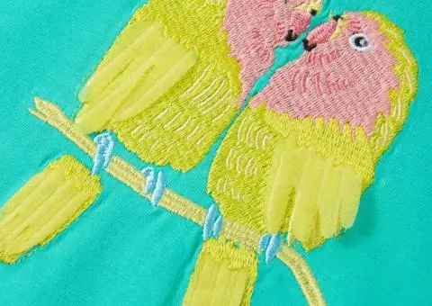 Tricou pentru copii, verde mentă, 116 - 4/5