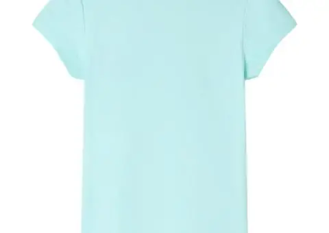 Tricou pentru copii, turcoaz deschis, 128 - 2/5