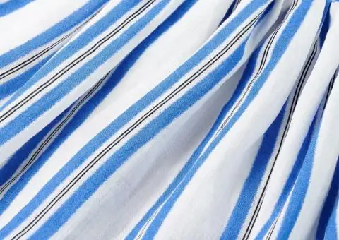 Fusta pentru copii, albastru cobalt și alb, 140 - 4/5