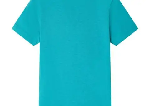 Tricou pentru copii cu mâneci scurte, verde mentă închis, 116 - 2/5