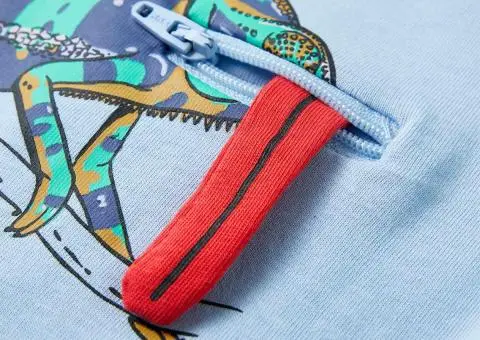 Tricou pentru copii cu mâneci scurte, albastru deschis, 140 - 5/5