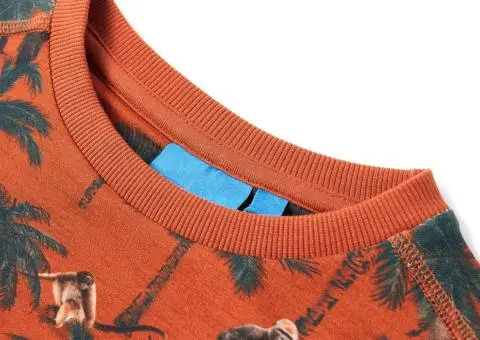 Bluzon pentru copii, ruginiu deschis, 92 - 3/5