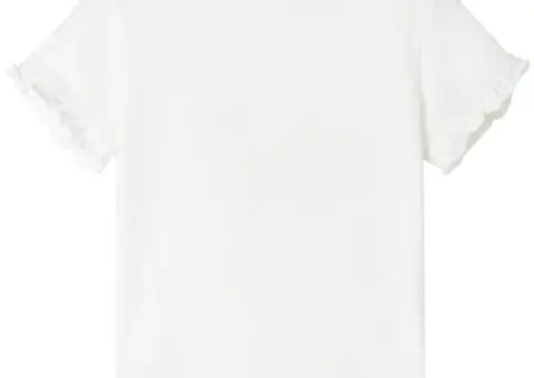 Tricou pentru copii, ecru, 128 - 2/5