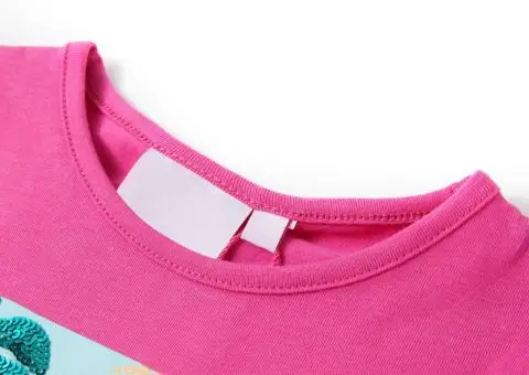 Tricou pentru copii, roz închis, 92 - 3/5