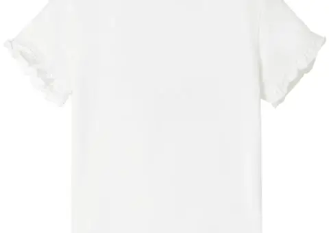 Tricou pentru copii, ecru, 104 - 2/5