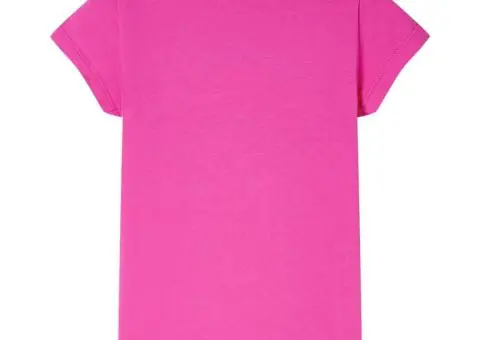 Tricou pentru copii, roz închis, 116 - 2/5