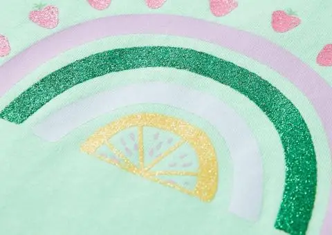 Tricou pentru copii, verde strălucitor, 140 - 4/5