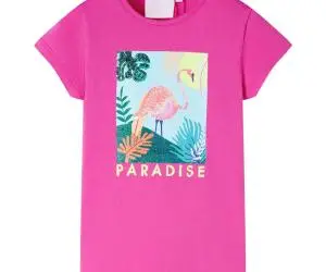 Tricou pentru copii, roz închis, 92