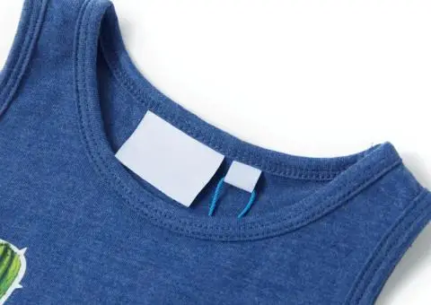 Maieu pentru copii, albastru închis melanj, 116 - 3/5