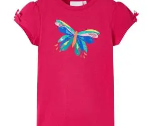 Tricou pentru copii, roz aprins, 140