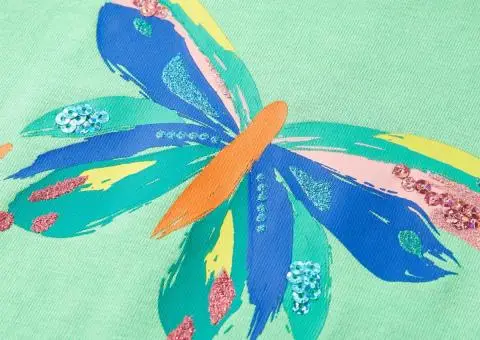 Tricou pentru copii, verde deschis, 92 - 4/5