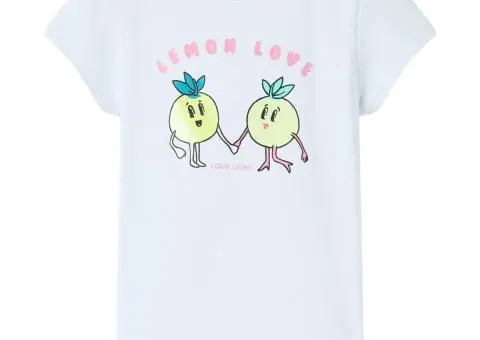 Tricou pentru copii, albastru deschis, 116 - 1/5