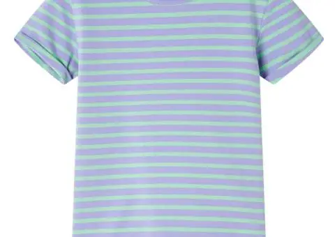 Tricou pentru copii, verde mentă aprins, 128 - 1/5