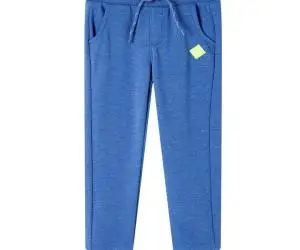 Pantaloni de trening pentru copii, albastru melanj, 104
