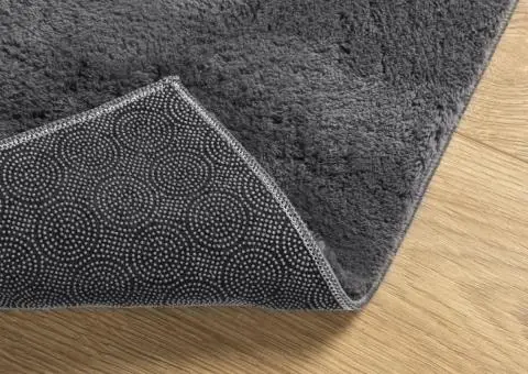 Covor HUARTE, fir scurt, moale și lavabil, antracit, 200x280 cm - 5/5