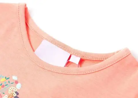 Tricou pentru copii, corai neon, 116 - 3/5