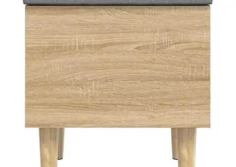 Bancă de depozitare, stejar sonoma, 42x42x46 cm, lemn prelucrat - 5/5