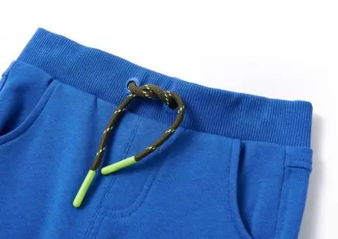 Pantaloni de trening pentru copii, albastru, 116 - 3/5