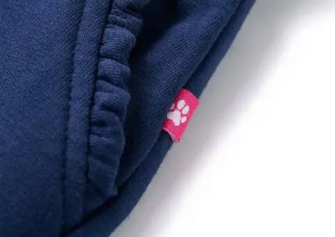 Pantaloni pentru copii cu șnur, bleumarin, 116 - 5/5