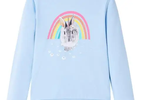 Bluzon pentru copii, albastru deschis, 128 - 1/5