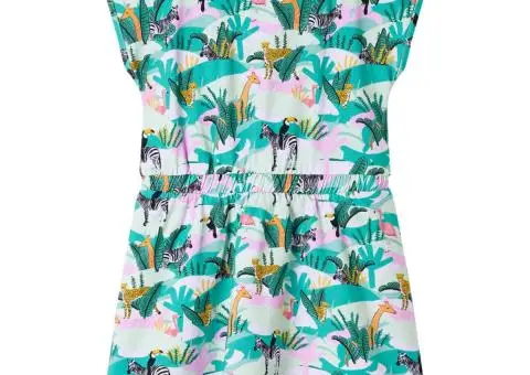 Rochie pentru copii, verde mentă deschis, 116 - 2/5