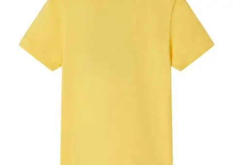 Tricou pentru copii cu mâneci scurte, ocru deschis, 116 - 2/5