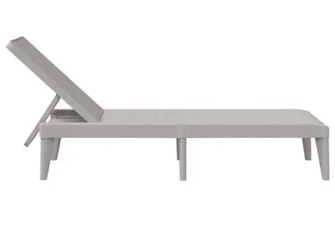 Șezlong, cappuccino, 186x60x29 cm, PP - 5/5