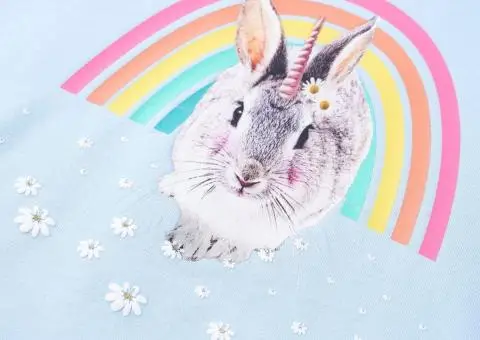 Bluzon pentru copii, albastru deschis, 104 - 4/5