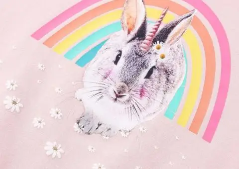 Bluzon pentru copii, roz deschis, 92 - 4/5