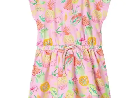 Rochie pentru copii, roz pal, 104 - 1/5