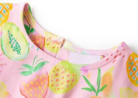 Rochie pentru copii, roz pal, 128 - 3/5